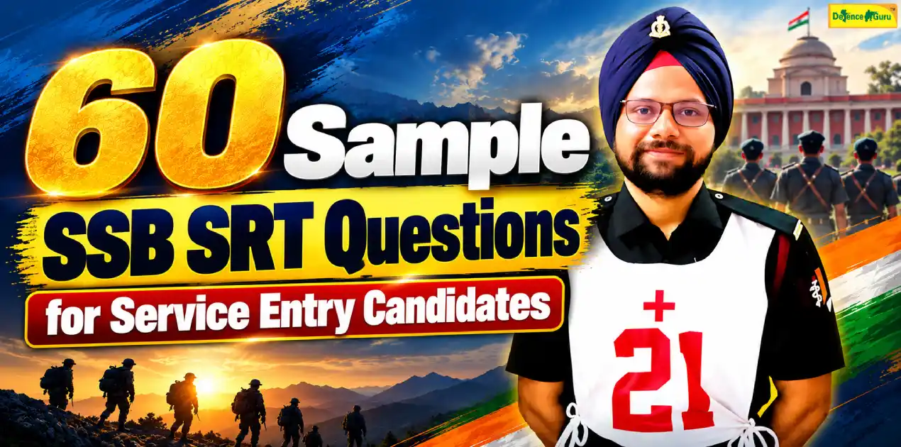 60 Sample SSB SRT Questions